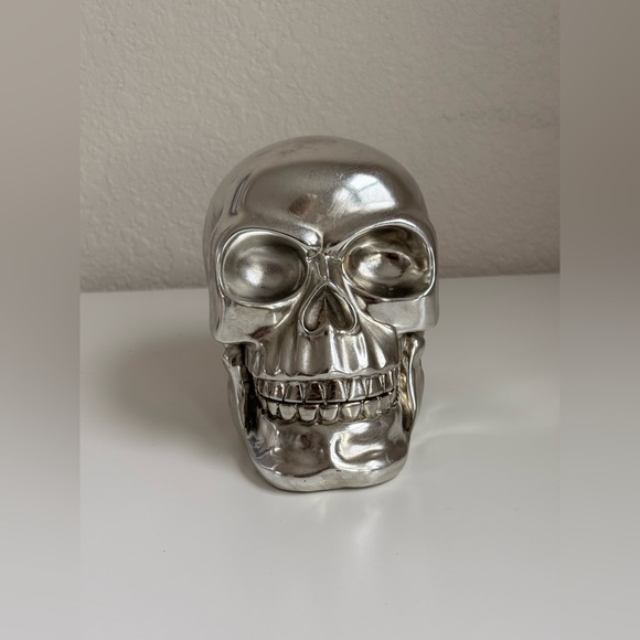 Other - Silver skull decor